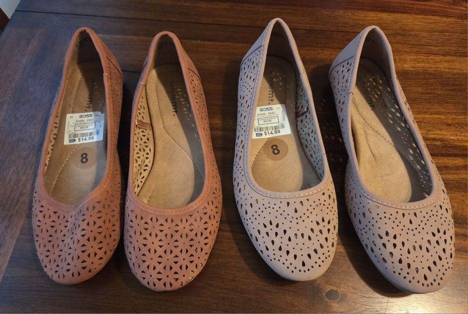 Two White Mt. Flats for $15