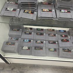 Super Nintendo Games $10-$500 Each Gamehogs 11am-7pm