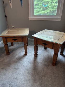 Wood end tables - Flexible on Price