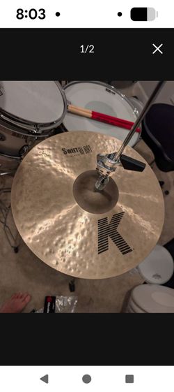 15 inch Zildjian K sweet hi hats