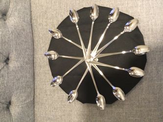 UPDATE INTERNATIONAL ICED TEA SPOONS, NEW, 12 PC