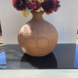 Decorative Brown Ceramic Vase