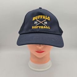 Unbranded 2005 Buffalo Softball Trucker Adjustable Hat (Broken Snapback)
