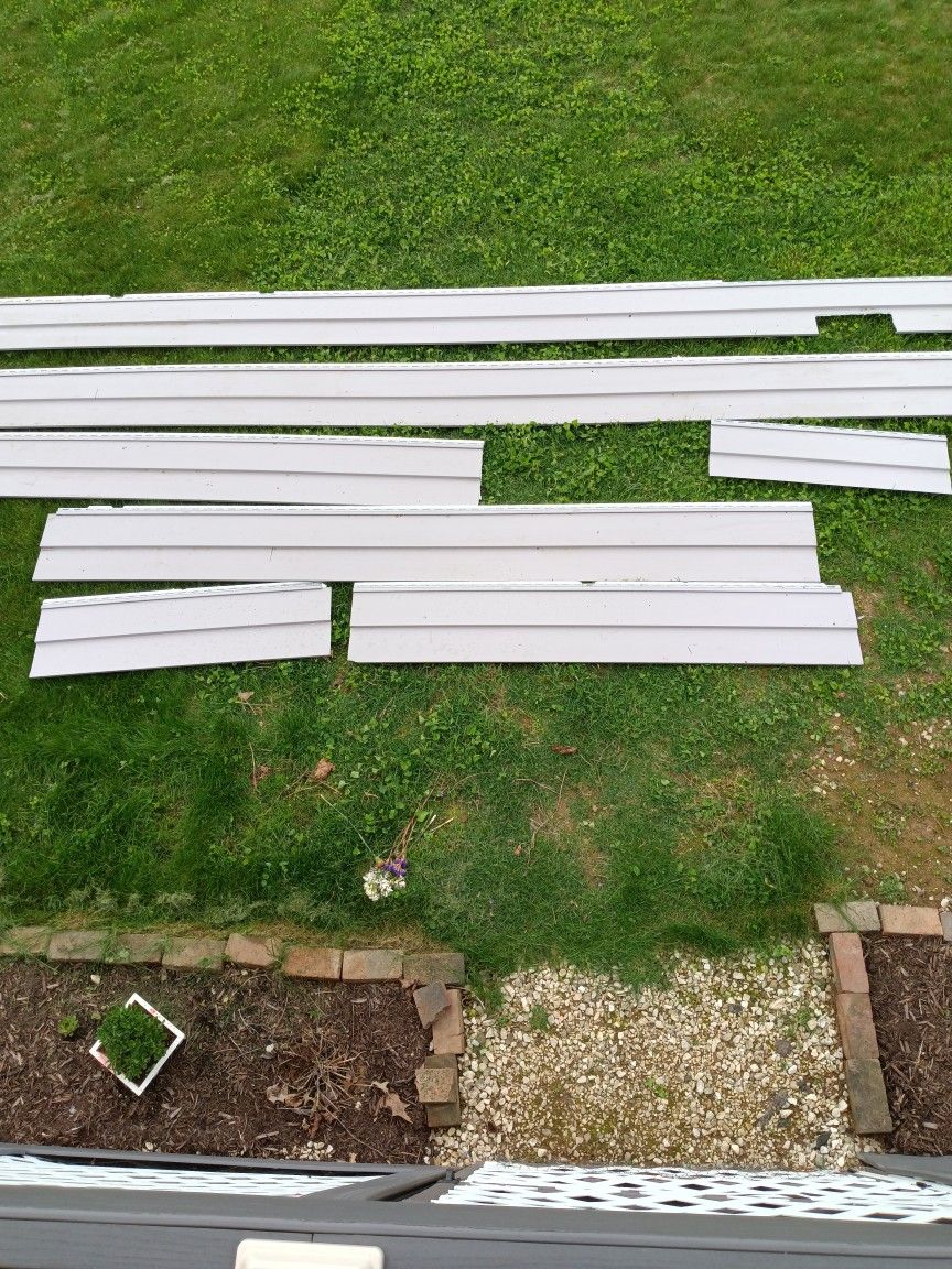 Grey Siding Pieces