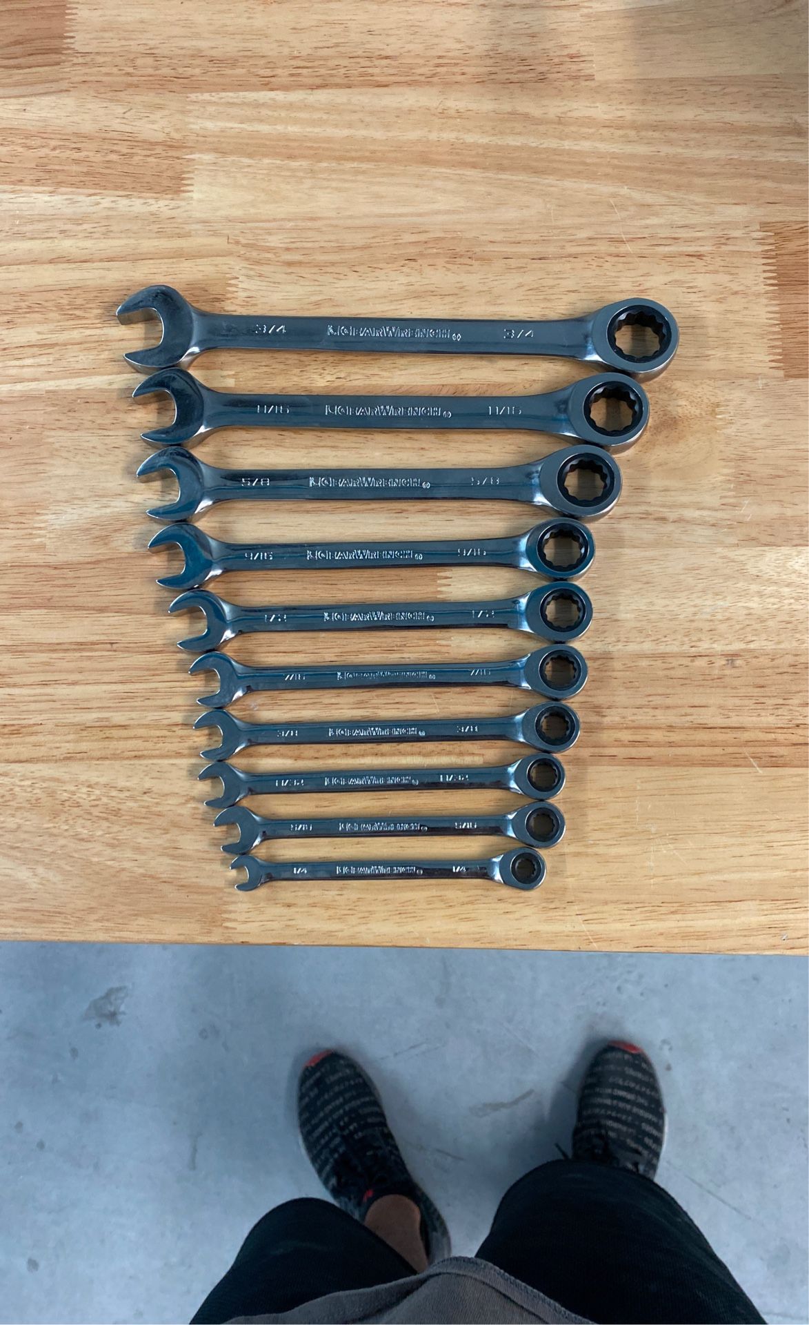 Gear wrench Ratcheting Wrench’s Standard 1/4-3/4