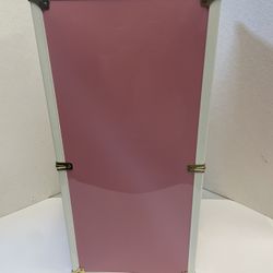 Vintage American Girl Doll Wardrobe Storage Trunk Pleasant Company Handle - Pink