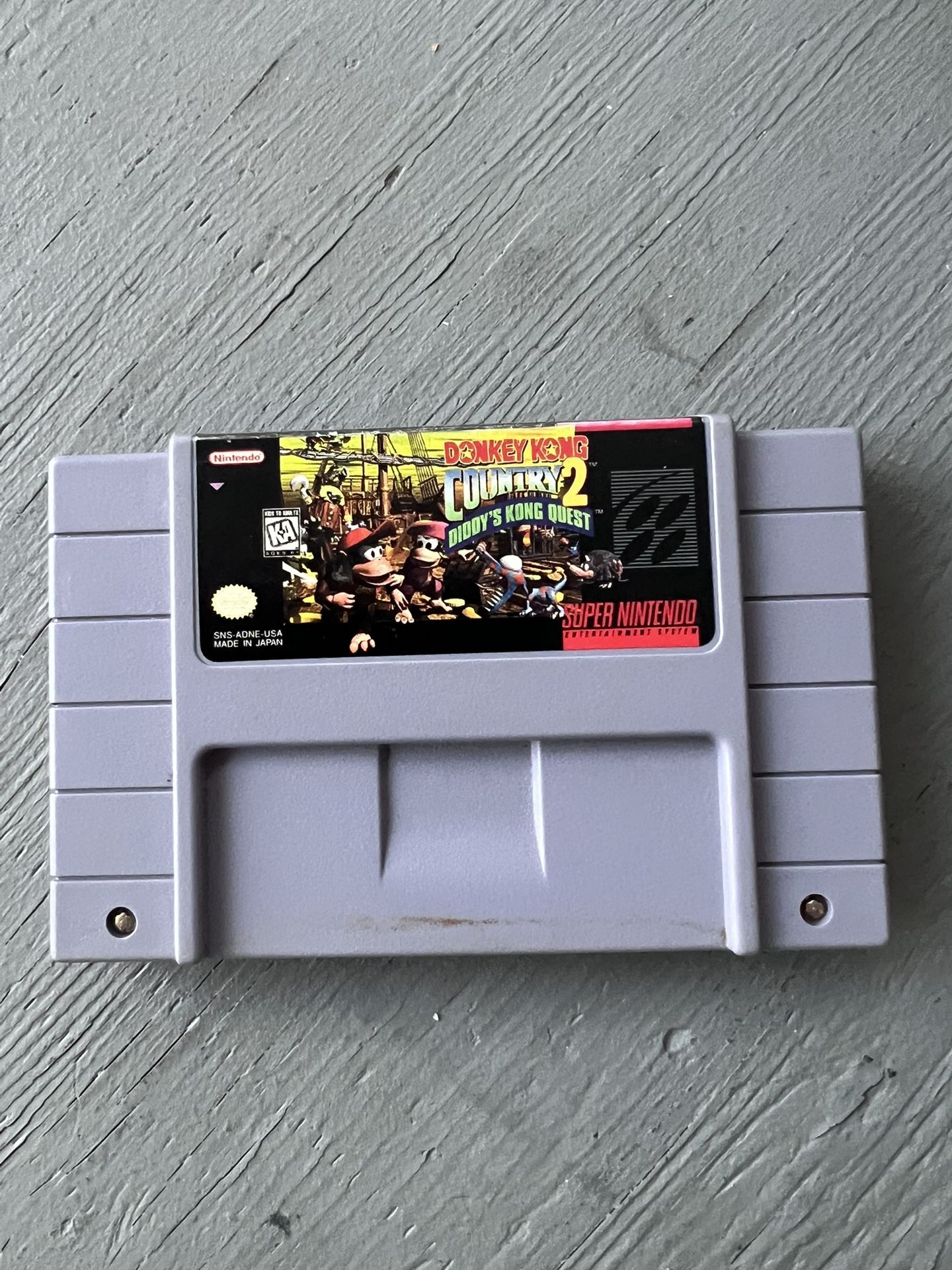 Donkey Kong Country 2 Super Nintendo SNES Video Game