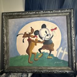 J Roy Al Oil Painting 