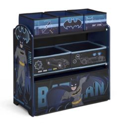 Delta Children Batman 6 Bin Design and Store Toy Organizer