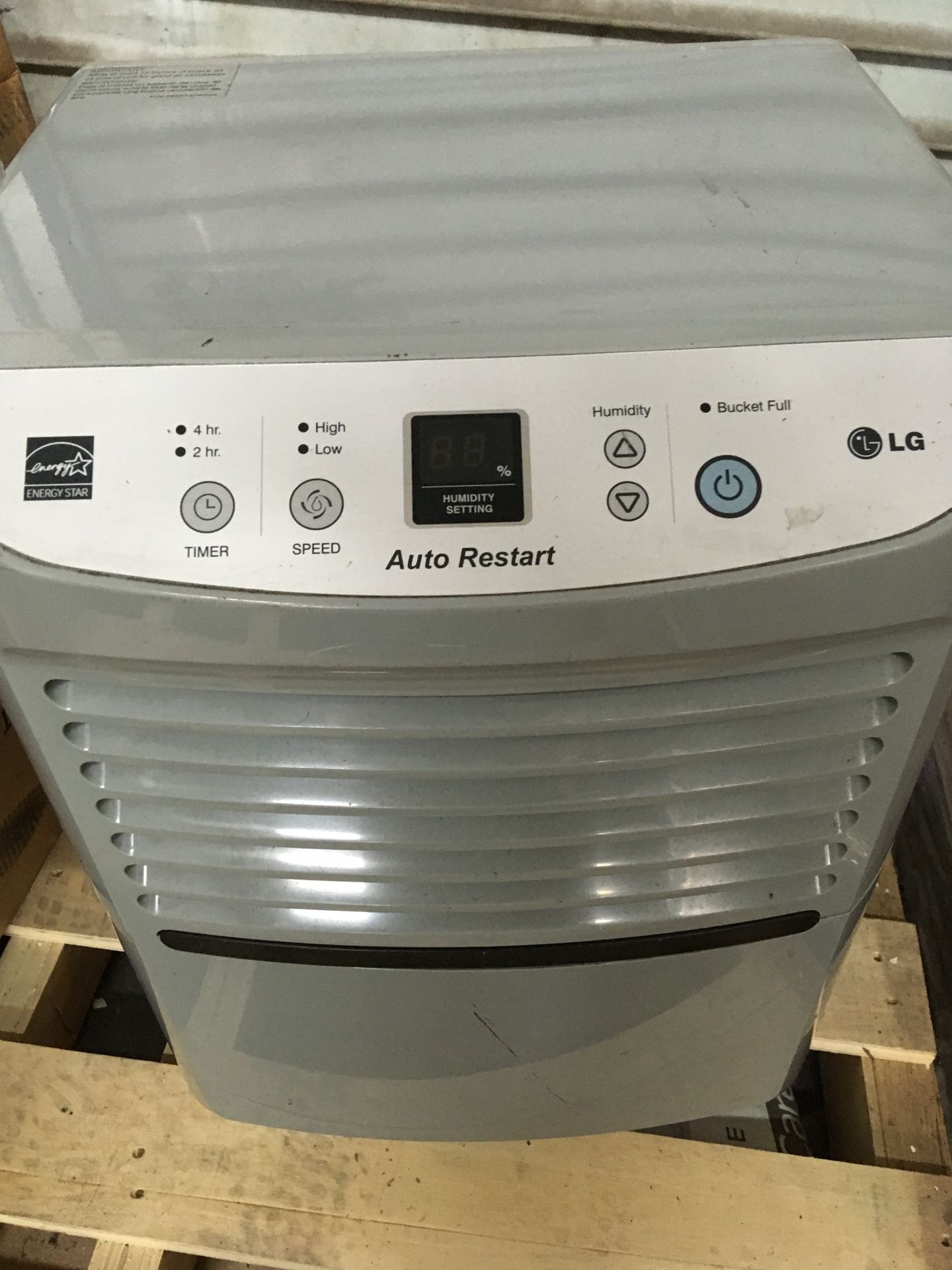 LG 45 Pint Dehumidifier LD451EGL