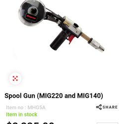 MGH5-A Snap On Aluminum Spool Gun 