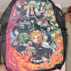 Anime Backpack And Lunch Bag Set