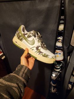 Vintage Air Force 1 Camo AF1 Size 8.5 Sz 8.5