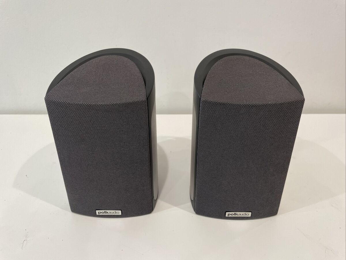 Polk RM101 Satellite Speakers Black/grey Pair (2)