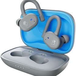 Skullcandy Push Active True Wireless in-Ear Earbud - Light Grey/Blue