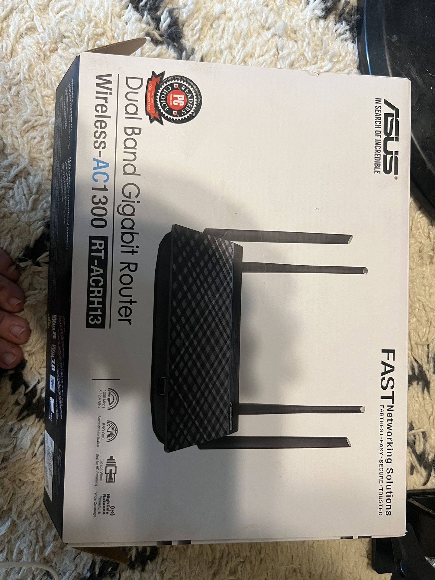 Asus Dual Band Gigabit Router. Rt-acrh13