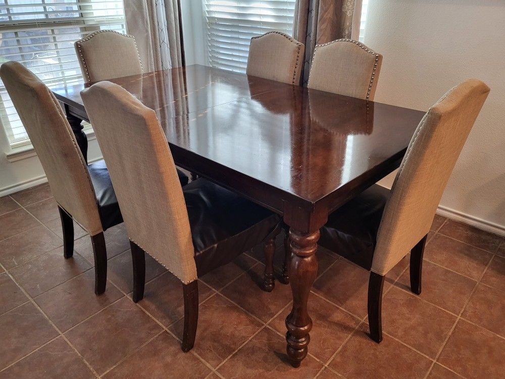 Table With 6 Chairs