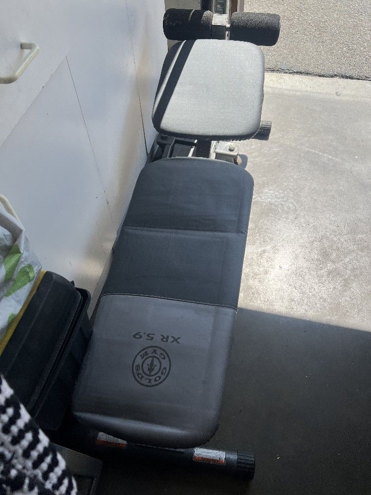Gold Gym adjustable bench