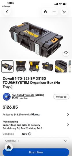 Dewalt tough system case