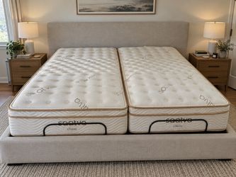 Saatva Classic Split King Mattress - Like New Condition