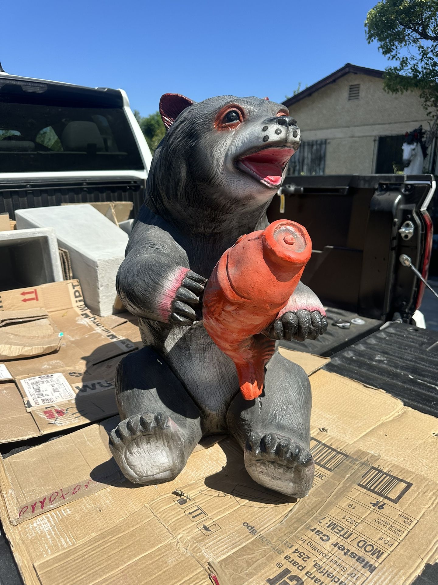 concrete bear