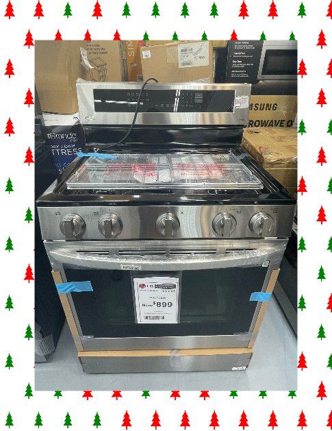 LG Smart True Convection Instaview Gas Oven with AirFry 