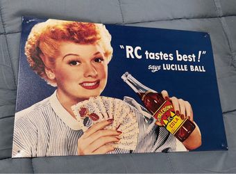 Retro metal advertising signs