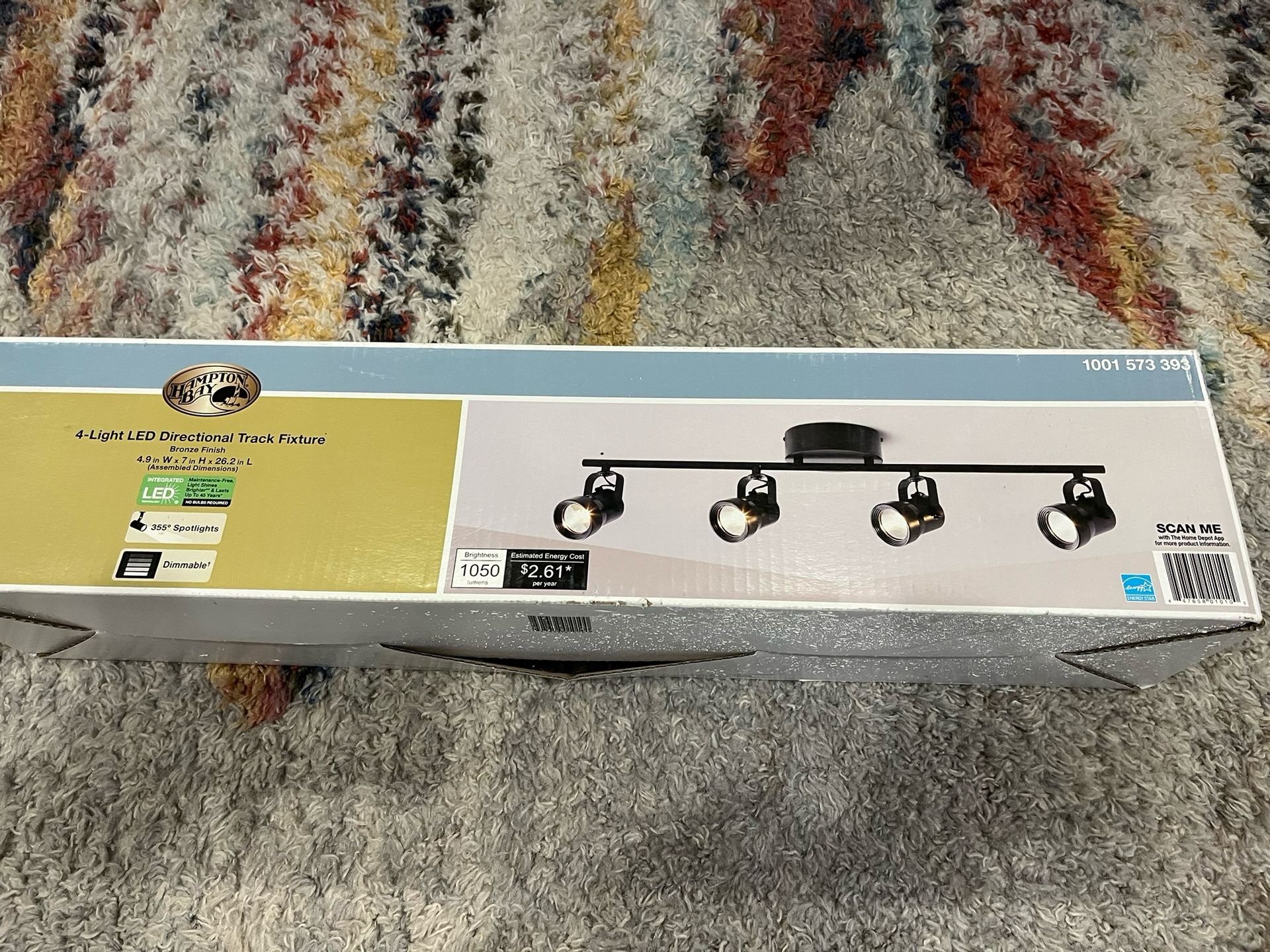 Hampton Bay 4-Light LED Directional Track Fixture