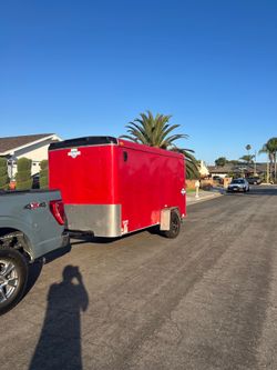 ENCLOSED TRAILERS, 12’ X 6’ , TITLE IN HAND