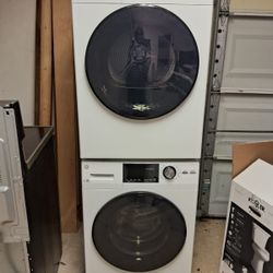 24 inch GE front load  Electric set