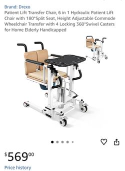 NEW - 6 in 1 Hydraulic Lift Chair 