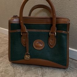 Dooney & Bourke Shoulder Bag Purse Green Pebble Excellent Condition 