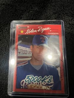 1990 Donruss Nolan Ryan 5000k Strikeouts Error