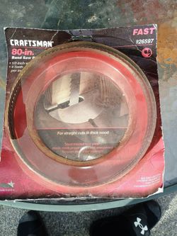 New Craftsman 80-in Band Saw Blade