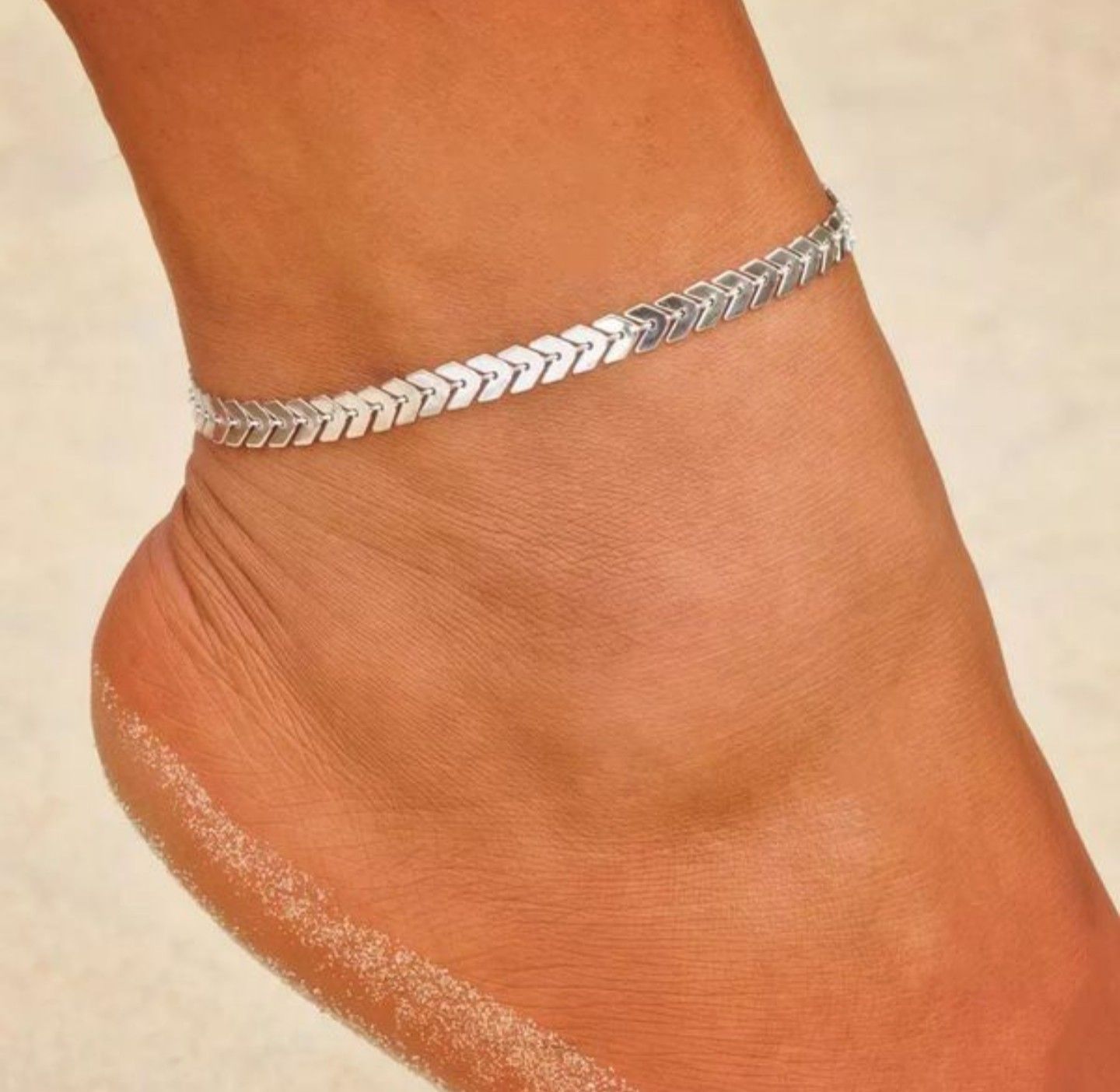 Bohemian Arrow Anklet Metal Chain Sequin Anklets