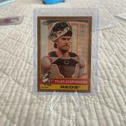 TYLER STEPHENSON 2025 TOPPS HERITAGE BASEBALL 1976 BORDER 25/76
