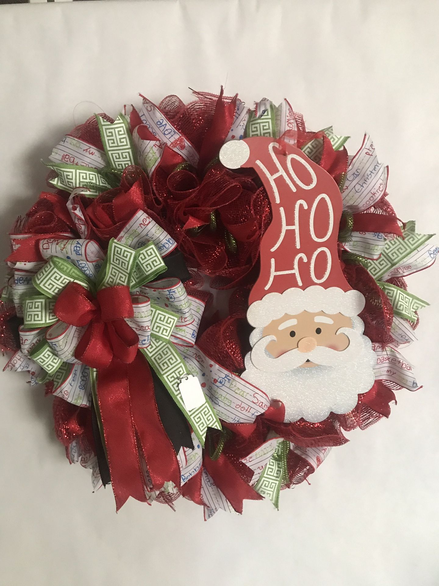 Christmas hohoho wreath 22”