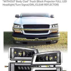  GMT800 PickUp Front Head Lamps 4pc Set