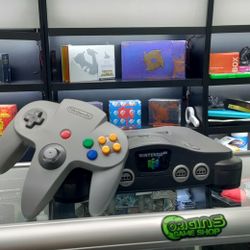 Nintendo 64 With All Cables And Controller 