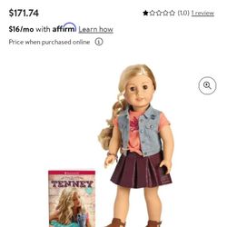 American Girl Doll Tenny Grant 