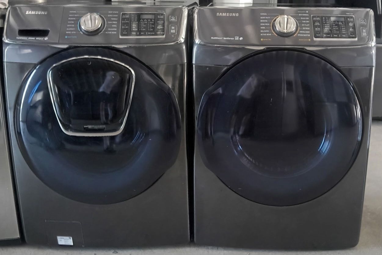 Samsung Stainless Front Loading Washer And Dryer Set