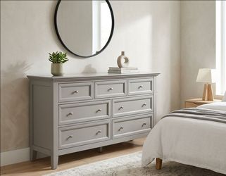 ASHLEY FURNITURE 7-DRAWER GRAY DRESSER ⭐ JUST $65! 🩶