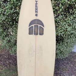 Zephyr Surfboard,  6' 2" Shaped By Jeff Ho!