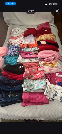 40 -pack 100/: cotton summer girls clothes size 2T leggings  t shirt  pajama jeans more