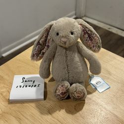 Jellycat Small Blossom Beige Bunny 'Petal' NWT