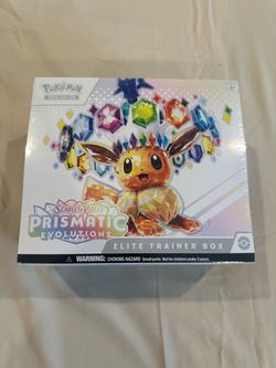 Pokémon Scarlet & Violet Prismatic Evolutions Elite Trainer Box