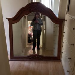 Oak Mirror