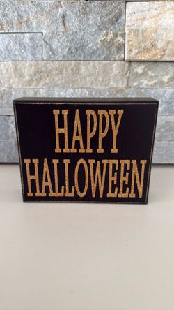 Happy Halloween sign