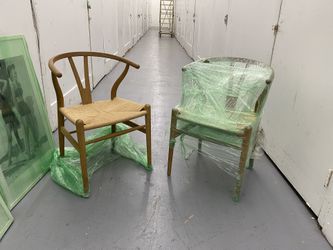 Authentic Pair Of Carl Hansen & Søn CH24 Wishbone Chairs Oak/Natural Cord