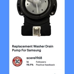 Samsung Washer Drain Pump OEM